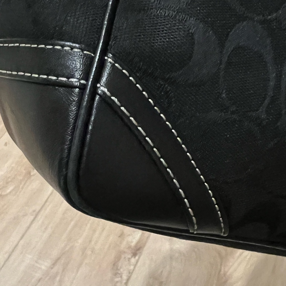 COACH Signature Legacy Tote Black - Picture 10 of 15